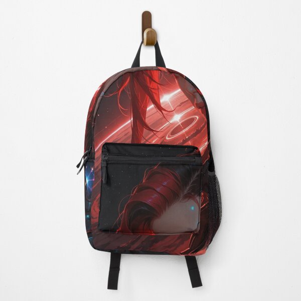 Item preview, Cyberpunk warrior waifu neon, in red and black designed and sold by Planet Utoppia.