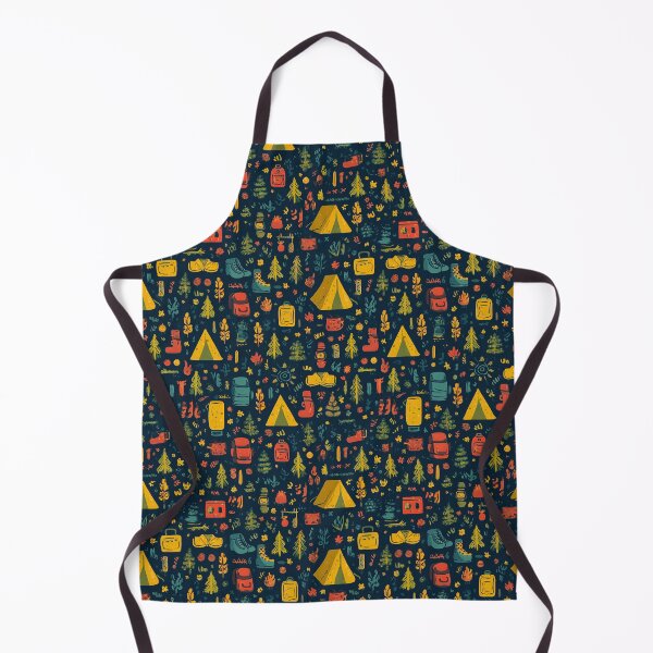 Item preview, Navy Blue Colorful Camper Van Pattern designed and sold by Piotrek0001.