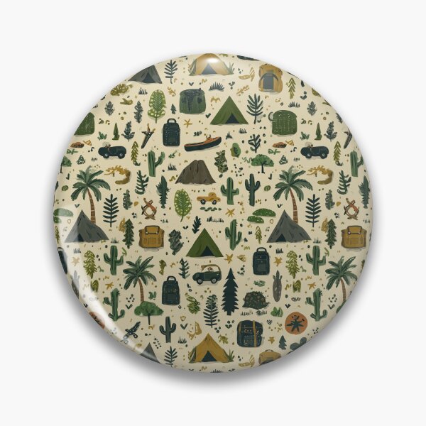 Item preview, Beige Dense Hiking and Safari Icons designed and sold by Piotrek0001.