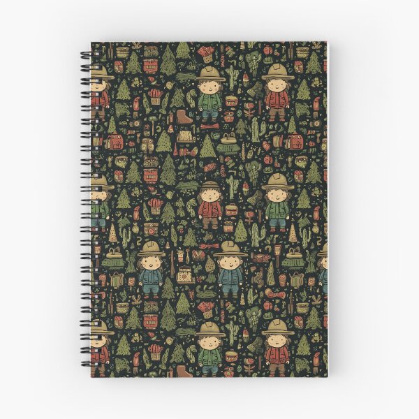 Item preview, Dark Brown Vintage Hiking Equipment Art designed and sold by Piotrek0001.