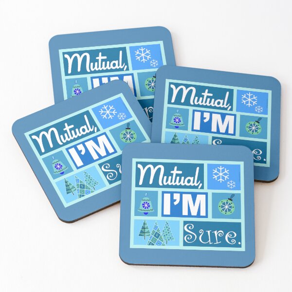 Item preview, Mutual I'm Sure Blue designed and sold by Normbot2000.