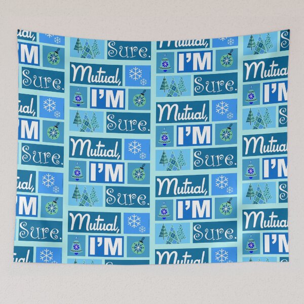 Item preview, Mutual I'm Sure Blue designed and sold by Normbot2000.