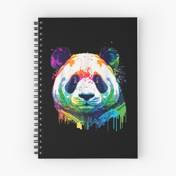 Item preview, Panda Colorful Pop Art Splash Art Tie Dye Rainbow designed and sold by Boutkimaewab.