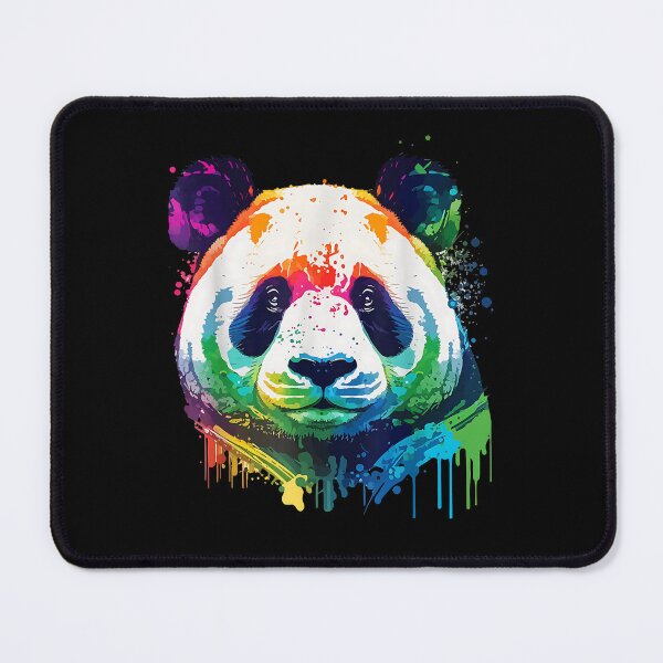 Item preview, Panda Colorful Pop Art Splash Art Tie Dye Rainbow designed and sold by Boutkimaewab.