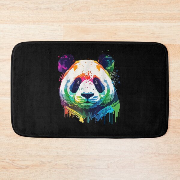 Item preview, Panda Colorful Pop Art Splash Art Tie Dye Rainbow designed and sold by Boutkimaewab.