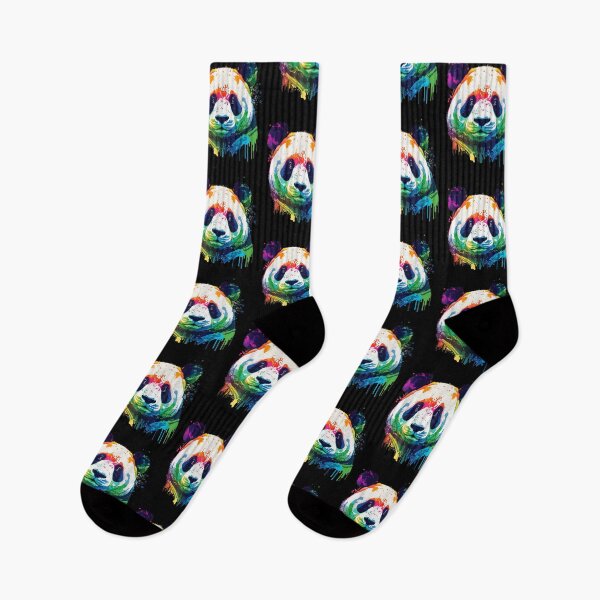 Item preview, Panda Colorful Pop Art Splash Art Tie Dye Rainbow designed and sold by Boutkimaewab.