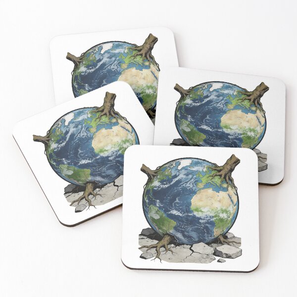 Item preview, Earth Day Tree Roots Cracked Ground Planet Nature designed and sold by MythicCotton.