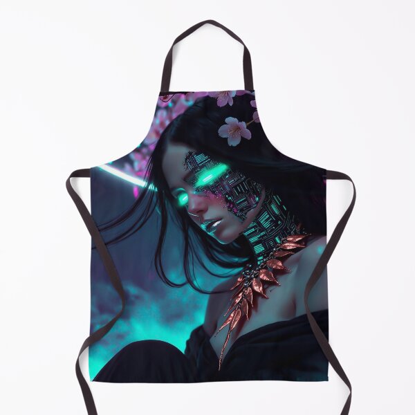 Item preview, Autonomous Neon Cyberpunk Android Character Illustration designed and sold by Insomnia Art Designs.