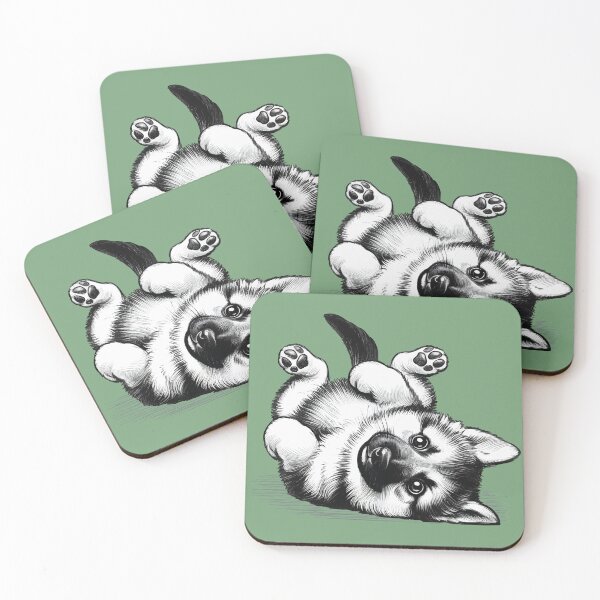 Item preview, Playful Pup - Belly-Up Bliss designed and sold by TamaraWabe.
