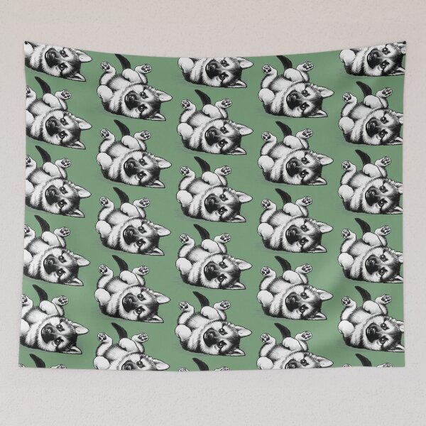 Item preview, Playful Pup - Belly-Up Bliss designed and sold by TamaraWabe.