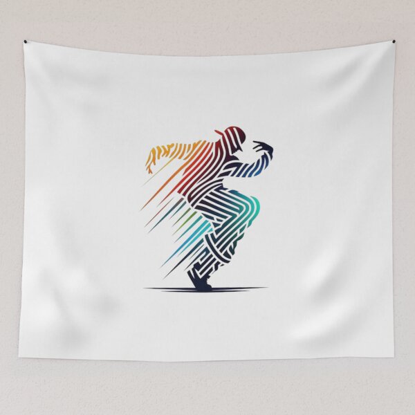 Item preview, Abstract Street Dance Hip Hop Colorful Silhouette designed and sold by Bulk store .