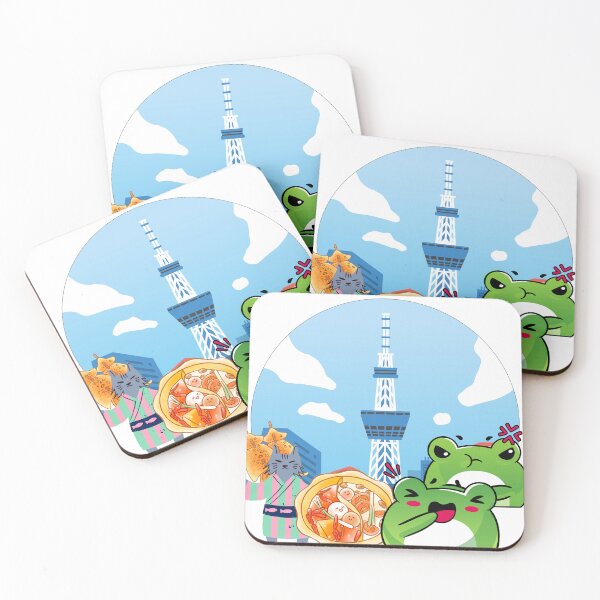Item preview, Day at the Tokyo Skytree with Cat and Frogs designed and sold by Kanniax.