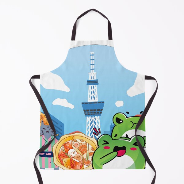 Item preview, Day at the Tokyo Skytree with Cat and Frogs designed and sold by Kanniax.
