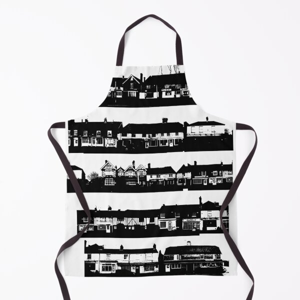 Item preview, Headcorn Village shops silhouette black & white designed and sold by Katy Fryd.