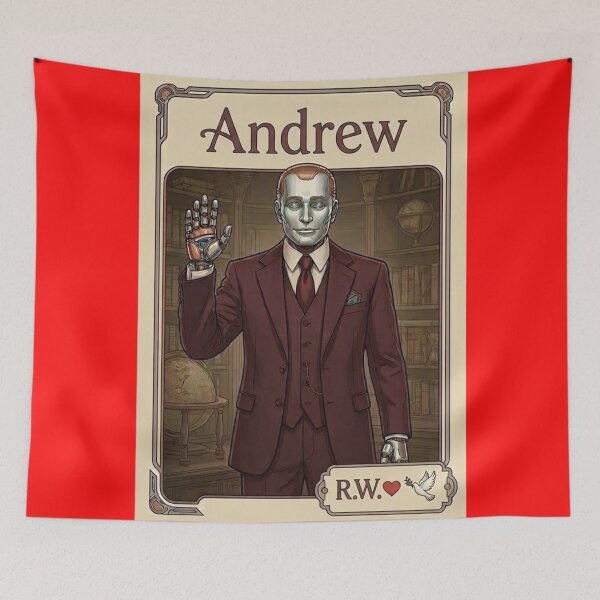 Item preview, Andrew: The Bionic Gentleman - Vintage R.W. Tribute designed and sold by ChaosModeArt.