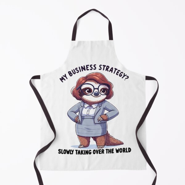 Item preview, Slowly Taking Over the World – Funny Business Sloth Design designed and sold by CyfroweMysli.