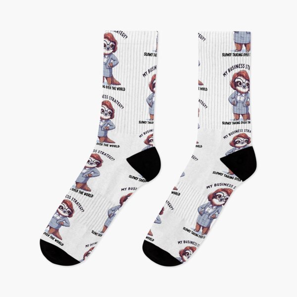 Item preview, Slowly Taking Over the World – Funny Business Sloth Design designed and sold by CyfroweMysli.