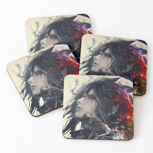 Item preview, Crimson Eye Warrior – Dark Anime Cosmic Aesthetic designed and sold by Dyan4.