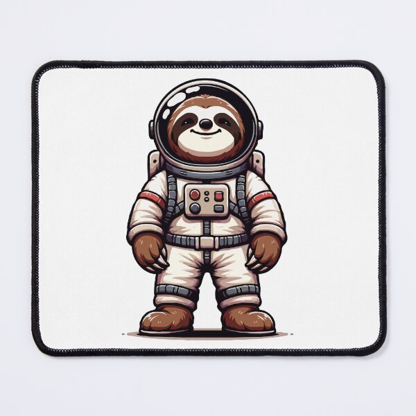 Item preview, Funny Astronaut Sloth – Cute Space Sloth Gift Design designed and sold by CyfroweMysli.
