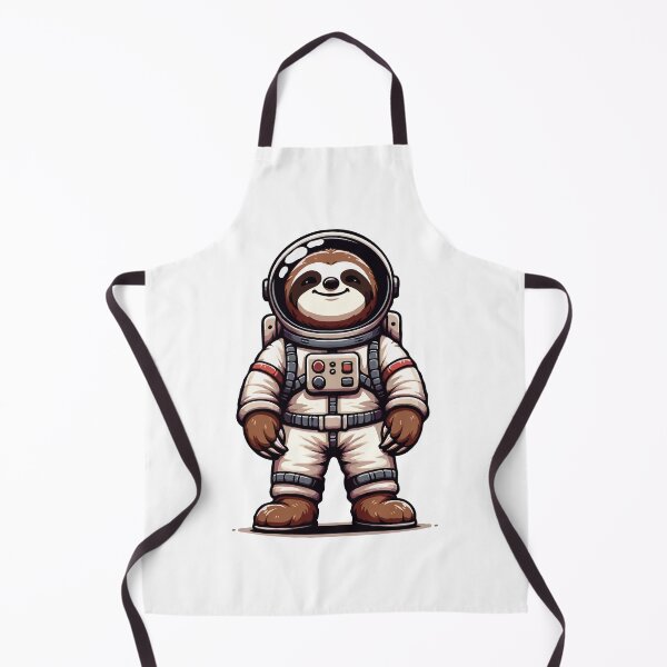 Item preview, Funny Astronaut Sloth – Cute Space Sloth Gift Design designed and sold by CyfroweMysli.