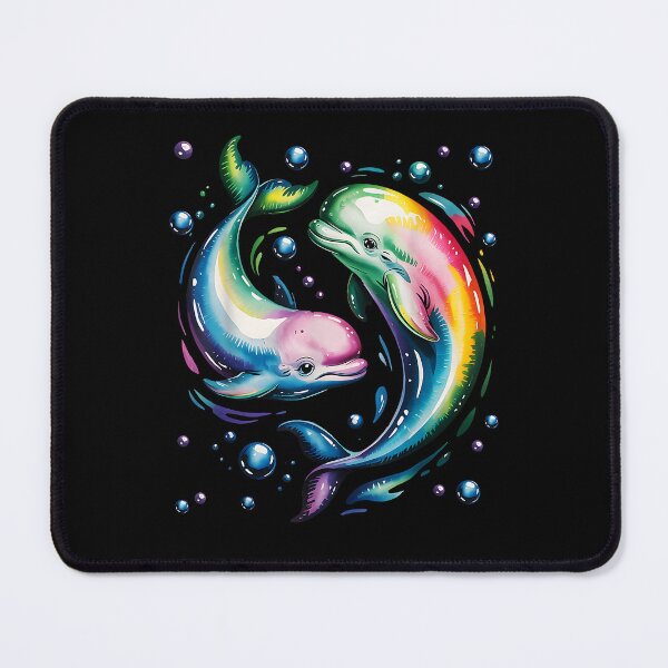 Item preview, Cute Beluga Whale Couples Watercolor Colorful designed and sold by Boutkimaewab.