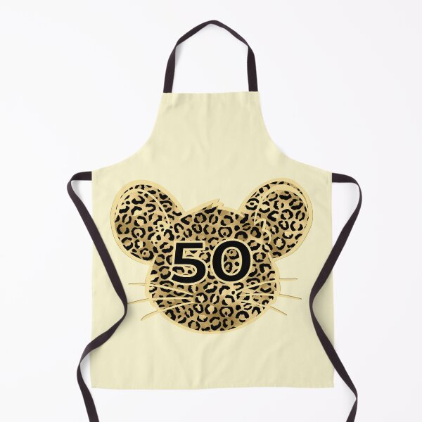 Item preview, 50th Birthday Leopard Mouse designed and sold by minimalartstory.
