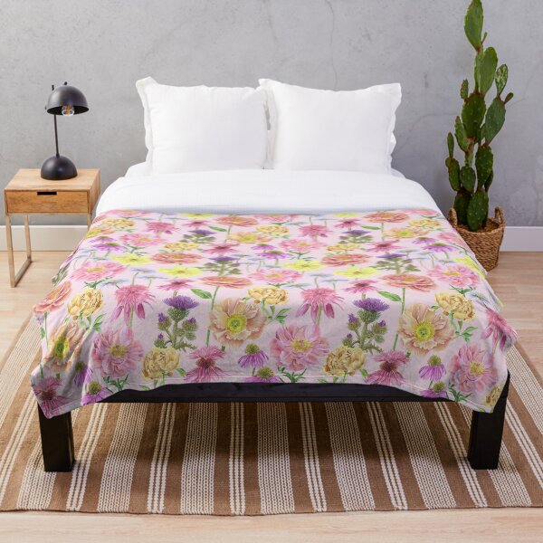 Aperçu de l'œuvre Modèle de fleurs sauvages aquarelle créée et vendue par ReaDillo.
