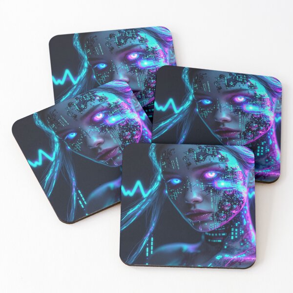 Item preview, Binary Existence Sci-Fi Matrix Inspired Illustration designed and sold by Insomnia Art Designs.