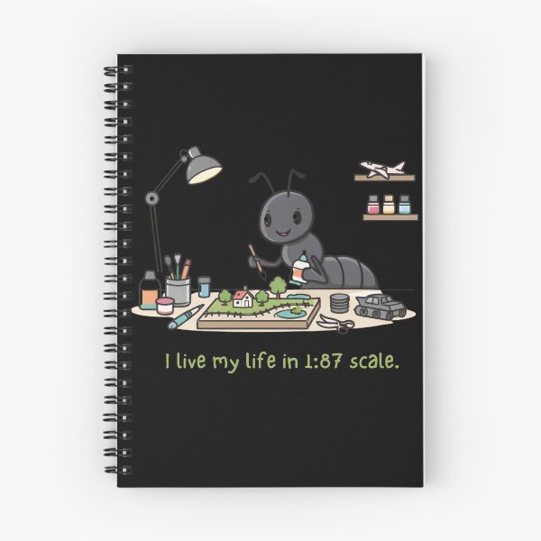 Item preview, Funny Model Building Ant – I Live My Life in 1:87 Scale Hobby Design designed and sold by HubCreates.