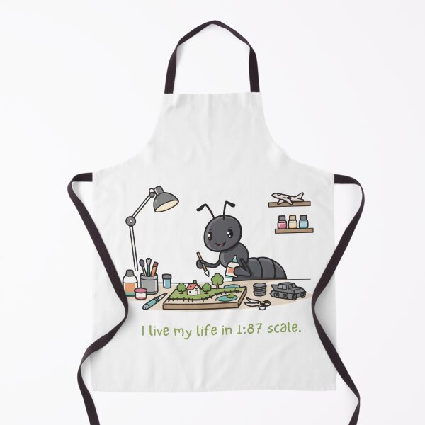 Item preview, Funny Model Building Ant – I Live My Life in 1:87 Scale Hobby Design designed and sold by HubCreates.
