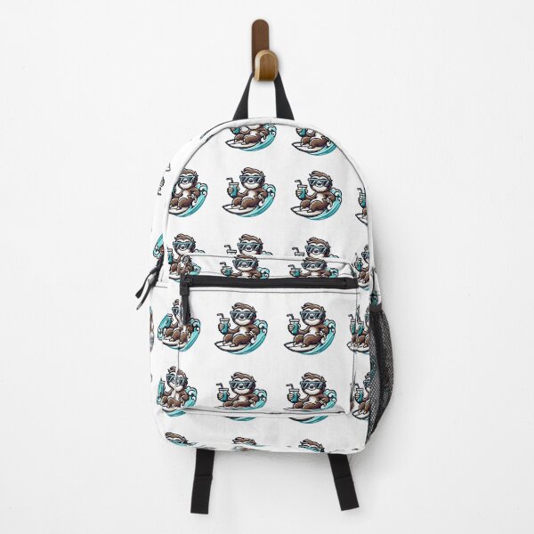 Item preview, Funny Surfing Sloth – Cute Summer Beach Sloth Design designed and sold by CyfroweMysli.
