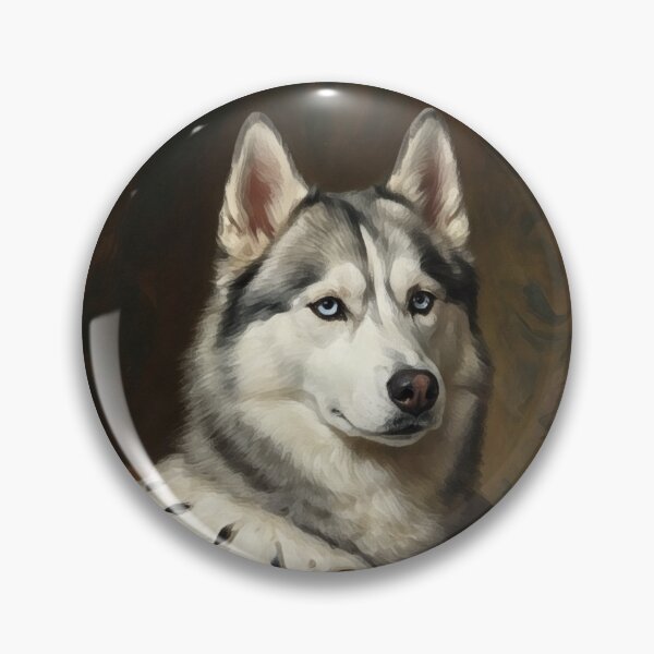 Item preview, Royal Husky King Renaissance Portrait designed and sold by Rutvain.