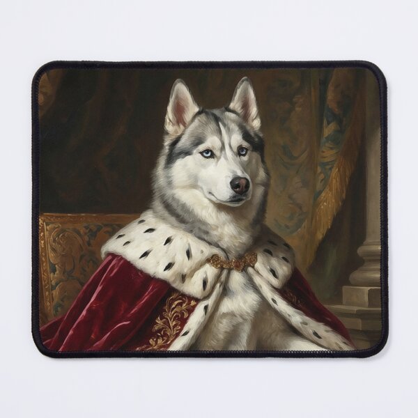 Item preview, Royal Husky King Renaissance Portrait designed and sold by Rutvain.