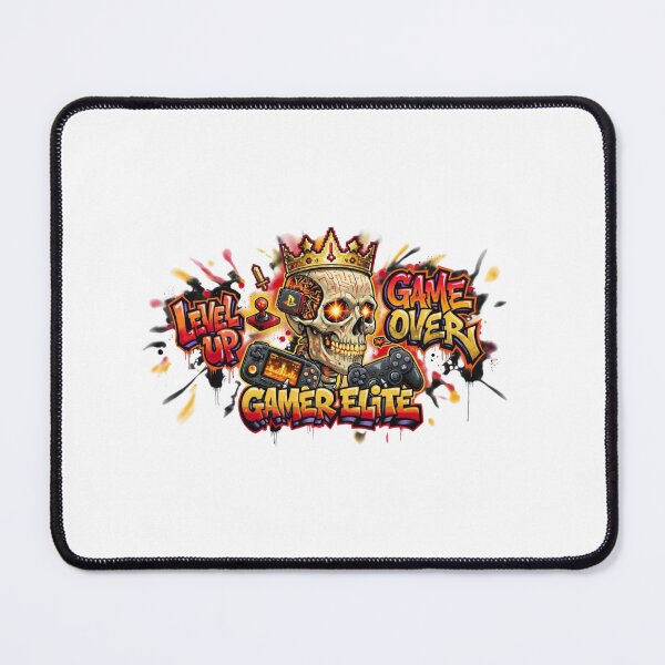 Item preview, Gamer skull - Red=Yellow designed and sold by Pixel and Press.