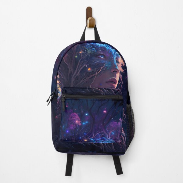 Item preview, Being a Fusion of Tree and Cosmic Humanoid - Fantastic Art that Unites Nature and the Stellar Universe designed and sold by Hipatye26.