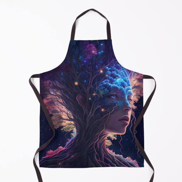 Item preview, Being a Fusion of Tree and Cosmic Humanoid - Fantastic Art that Unites Nature and the Stellar Universe designed and sold by Hipatye26.