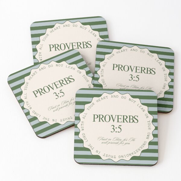 Item preview, Proverbs 3:5 Sticker designed and sold by RedeemedDesignCo.