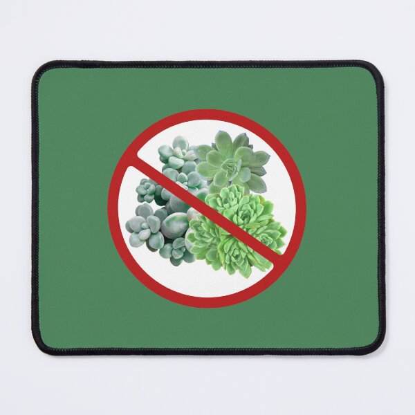 Item preview, Prohibited Sign Succulents, Novelty Signage, Cacti designed and sold by AASparksDesigns.