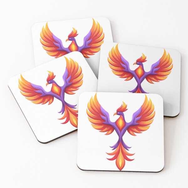 Item preview, Fiery Phoenix Rising - Vibrant Fantasy Rebirth Art Print designed and sold by DesignArtist.ia.