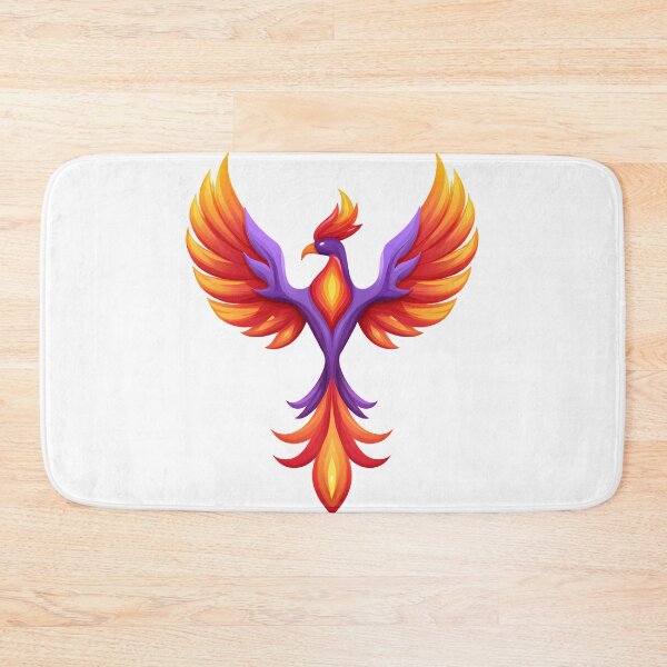 Item preview, Fiery Phoenix Rising - Vibrant Fantasy Rebirth Art Print designed and sold by DesignArtist.ia.