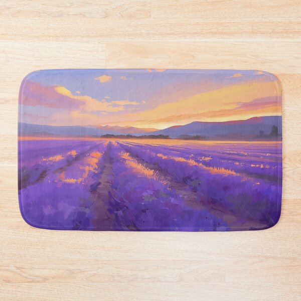 Item preview, Golden Sunset Over Lavender Fields designed and sold by Christian Weiss.