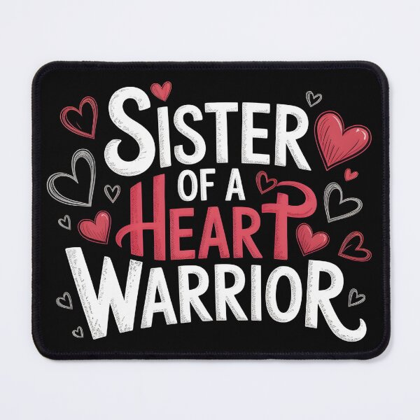 Item preview, Sister of a Heart Warrior designed and sold by Lina Caro.