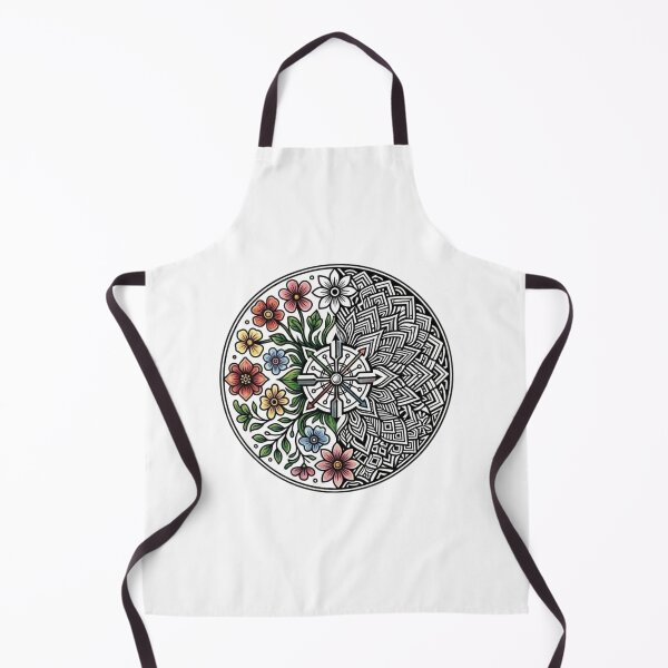 Item preview, "Botanical Compass: Nature and Geometry Duality" designed and sold by Blue Bird Designs.