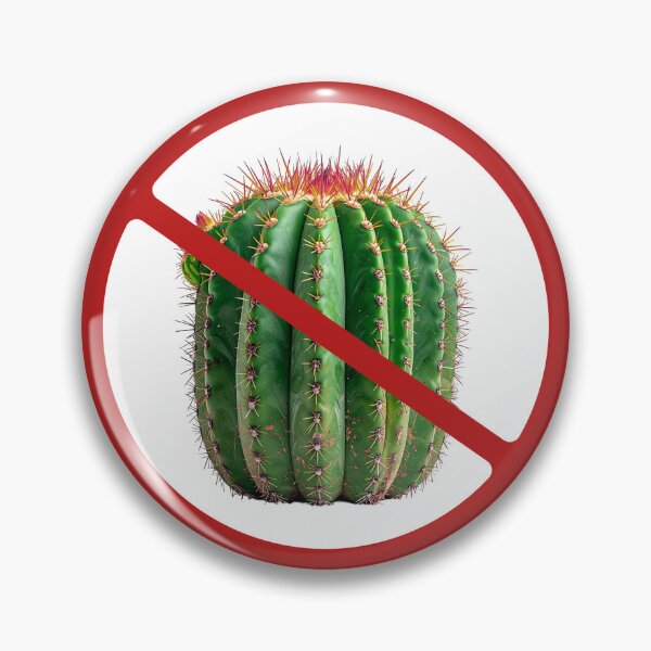 Item preview, Prohibited Sign Cactus, Novelty Signage, Cacti designed and sold by AASparksDesigns.