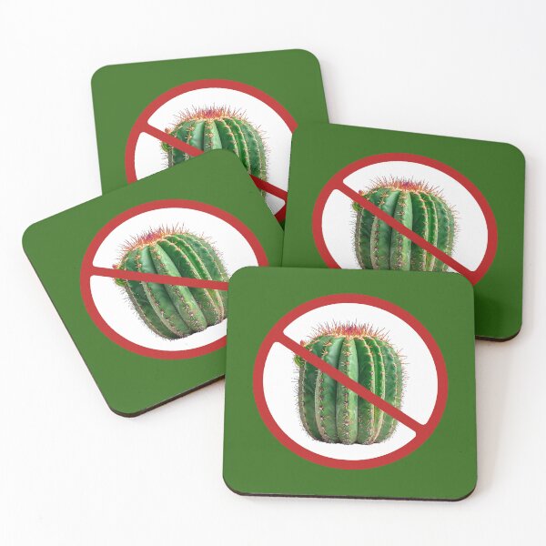 Item preview, Prohibited Sign Cactus, Novelty Signage, Cacti designed and sold by AASparksDesigns.