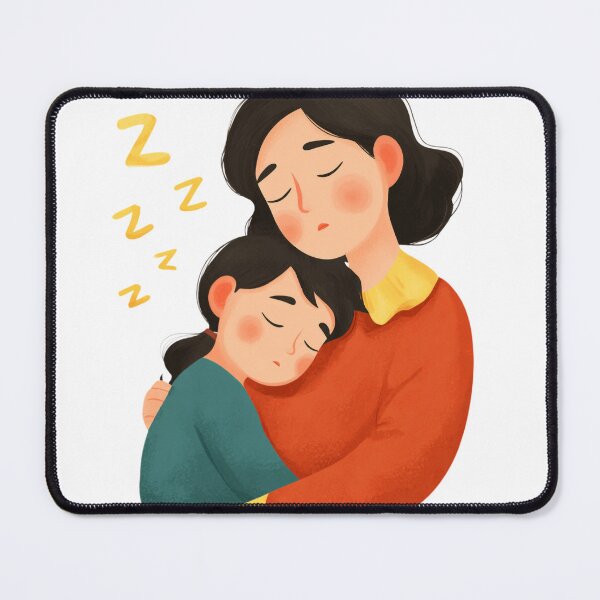 Item preview, Motherhood Bond Sleeping Child Cozy Bedtime Illustration designed and sold by BigStar-Cart.
