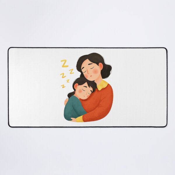 Item preview, Motherhood Bond Sleeping Child Cozy Bedtime Illustration designed and sold by BigStar-Cart.