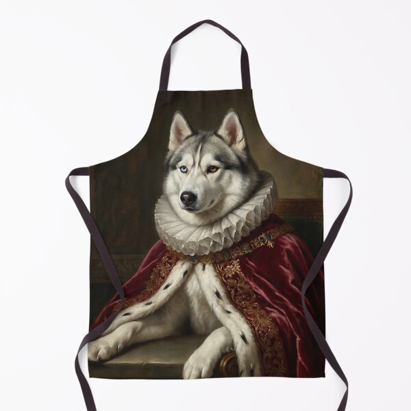 Item preview, Regal Siberian Husky Royal Throne Portrait designed and sold by Rutvain.