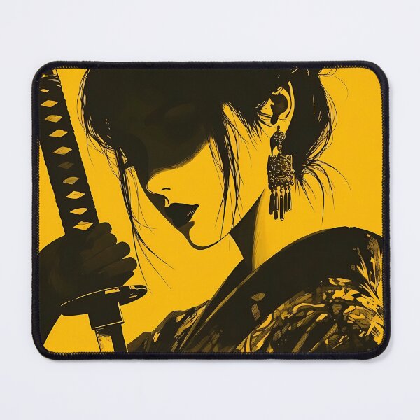 Item preview, Beautiful Samurai girl in elegant kimono designed and sold by Velvet Smoke Images.