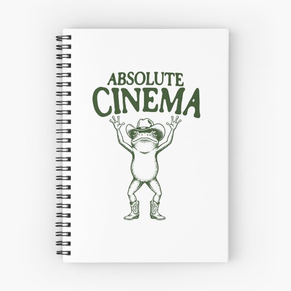 Item preview, Absolute Cinema Cowboy Frog Meme designed and sold by AnAzArt.